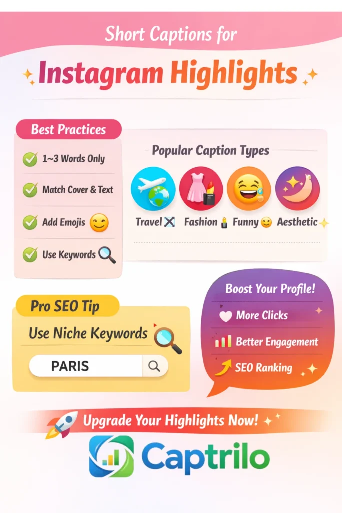 Viral Instagram highlight captions list for influencers 2026