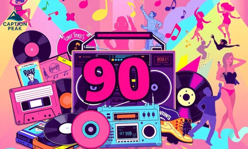  “Aesthetic 90s music-themed Instagram captions collection featuring retro cassette tapes, vintage vibes, and nostalgic song lyrics for social media posts in 2026.”