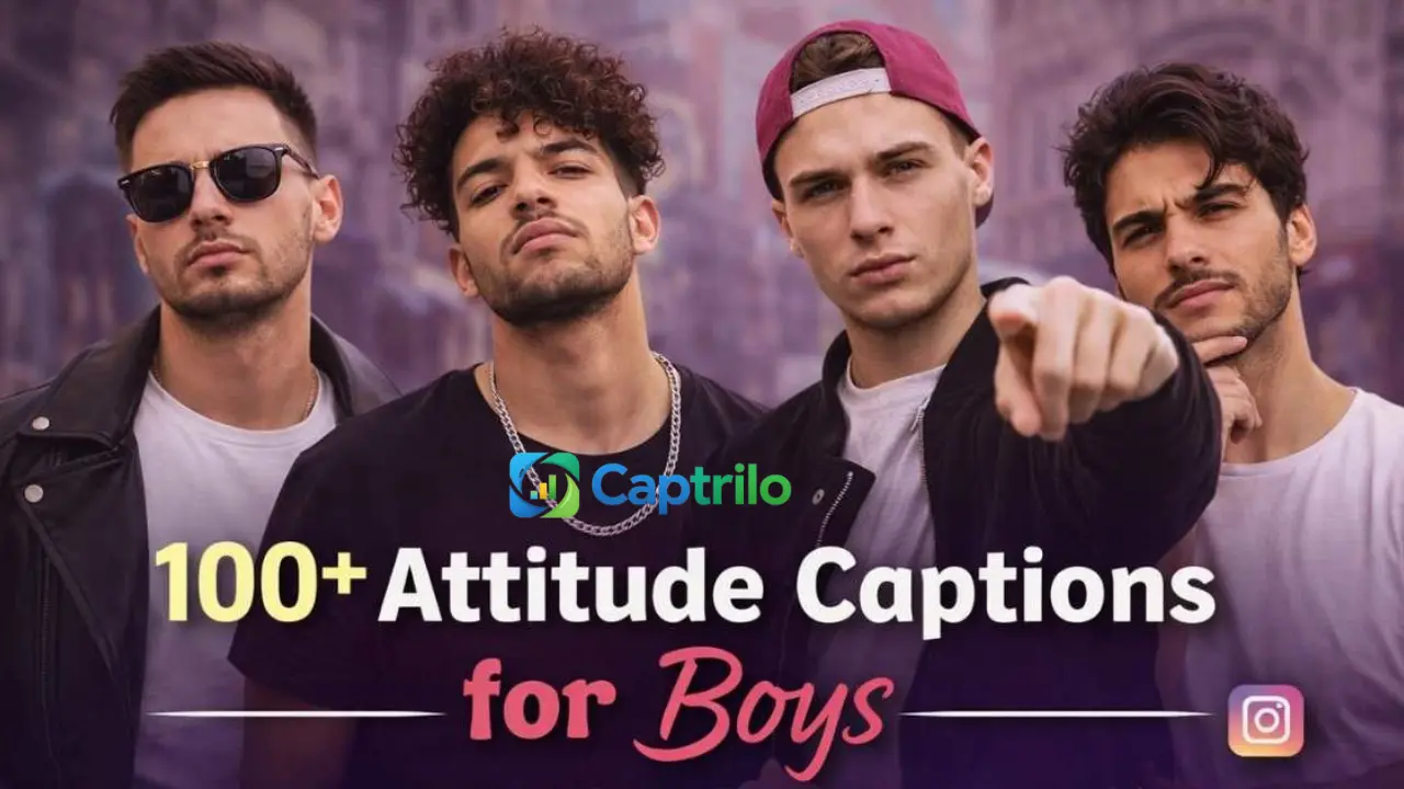 Boys Attitude Captions Instagram
