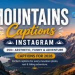 Mountains Captions Instagram