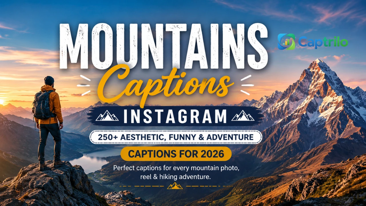 Mountains Captions Instagram