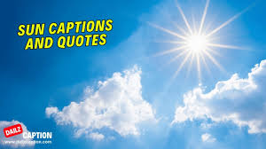 Sun Captions Instagram