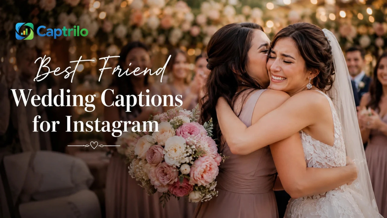Best Friend Wedding Captions Instagram
