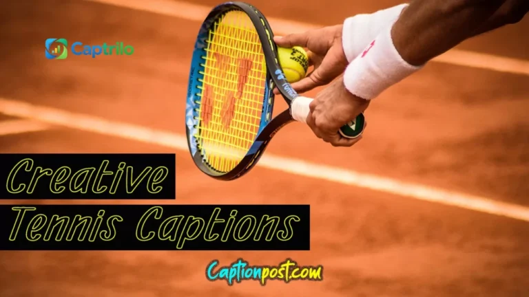 Tennis captions for instagram