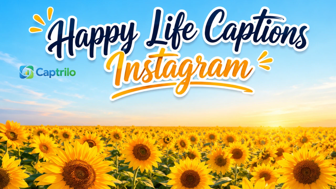 Happy Life Captions Instagram